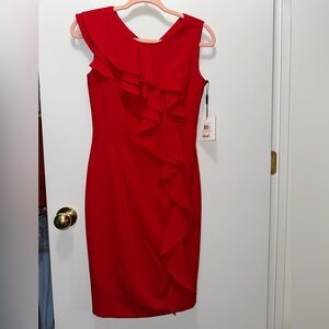 NWT Calvin Klein Red Dress